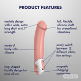 Satisfyer Master Realistic Vibe-IMbesharam.com