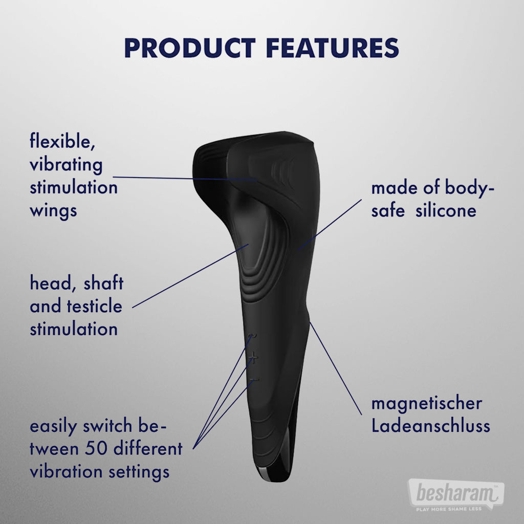 Satisfyer Men Wand Male Masturbator-IMbesharam.com