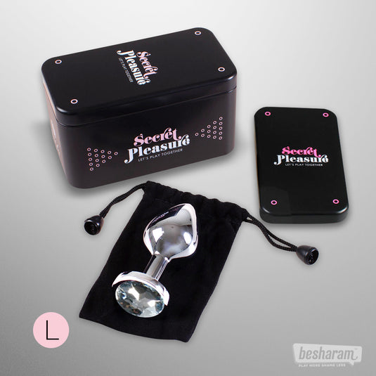 Secret Play Jewelled Metal Large Butt Plug-IMbesharam.com