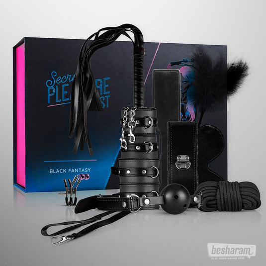 Secret Pleasure Chest Black Fantasy Kit Unboxed