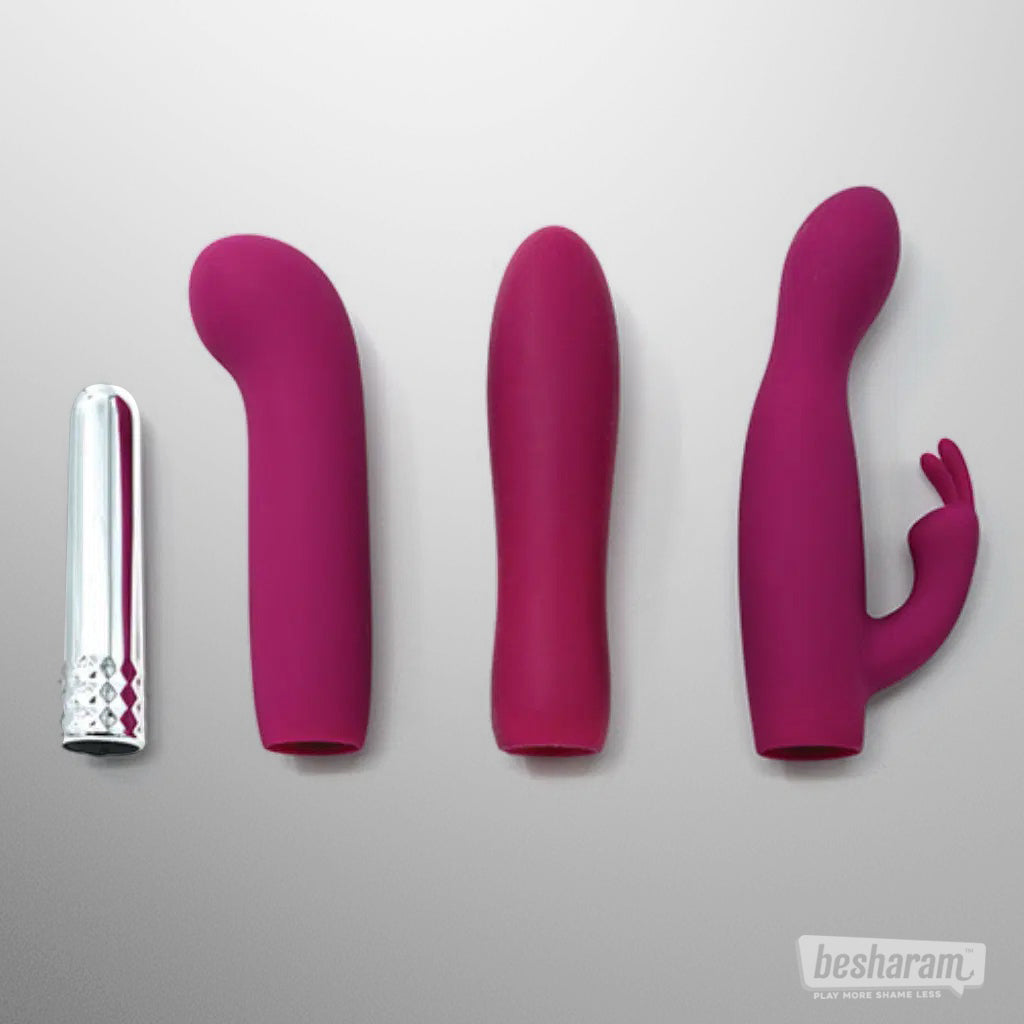 Skins Minis Massage A Trois Vibrator Kit-IMbesharam.com