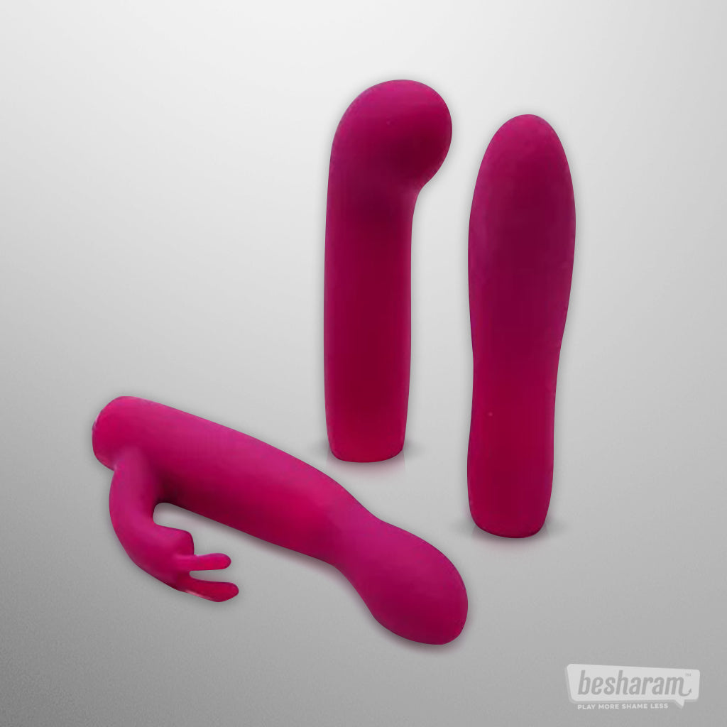 Skins Minis Massage A Trois Vibrator Kit-IMbesharam.com