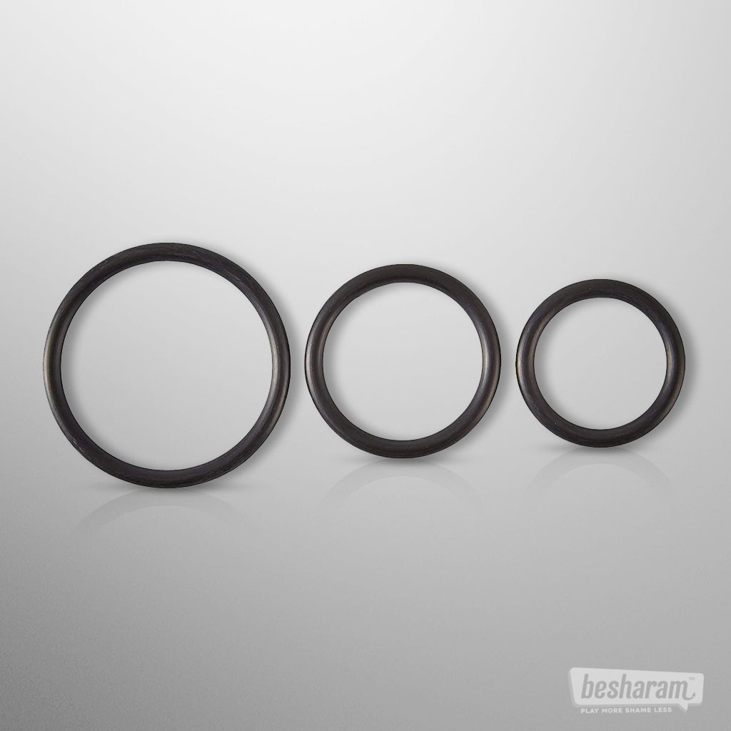 Spartacus Cock Ring Rubber (3 Pack)