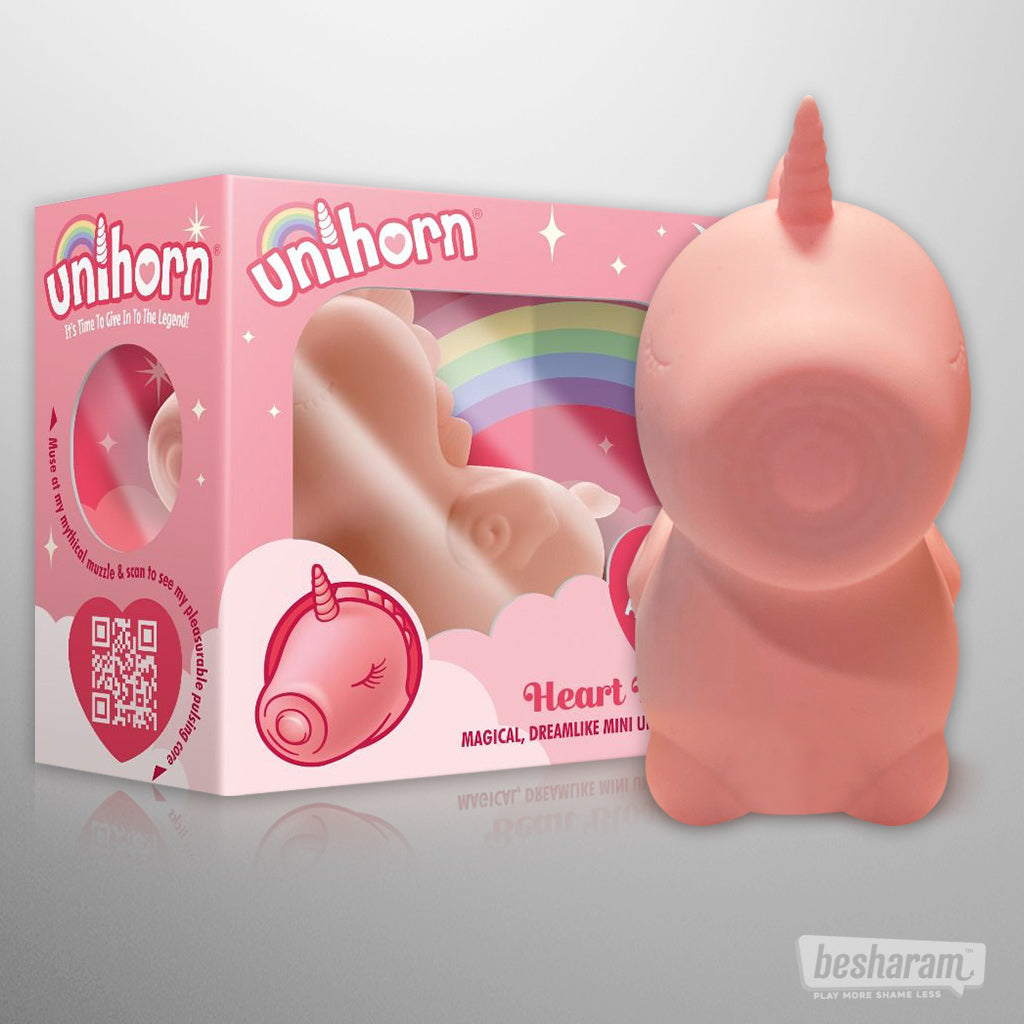 Unihorn Heart Throb Discreet Pulsing Massager