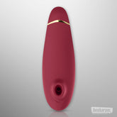 Womanizer Premium 2 Clitoral Vibrator Bordeaux Front