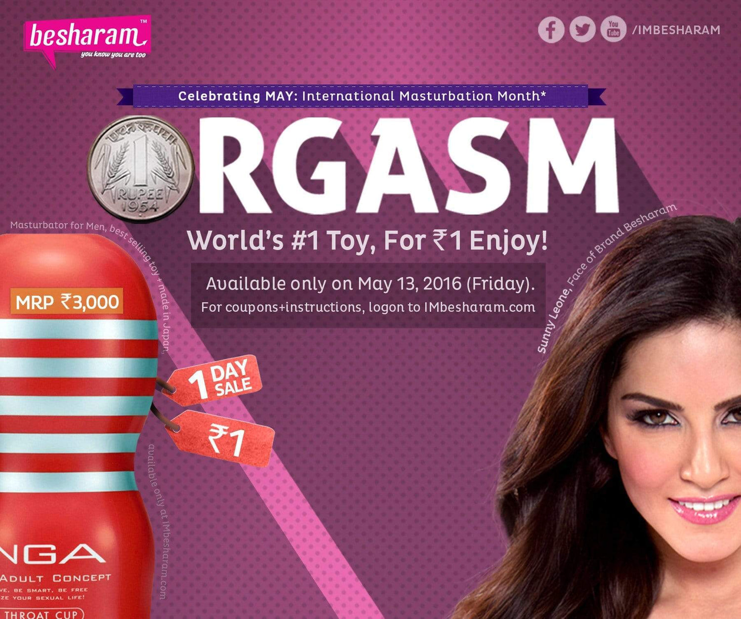May Masturbation Month Promo-IMbesharam.com
