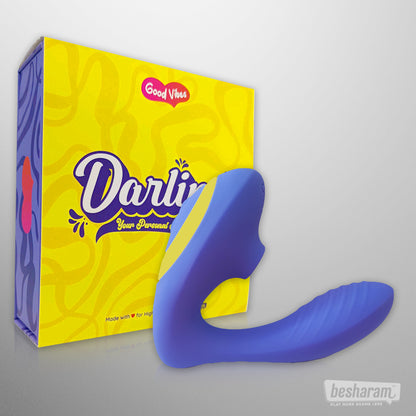 Good Vibes Darling Dual Sensation Premium Massager with retail box packaging