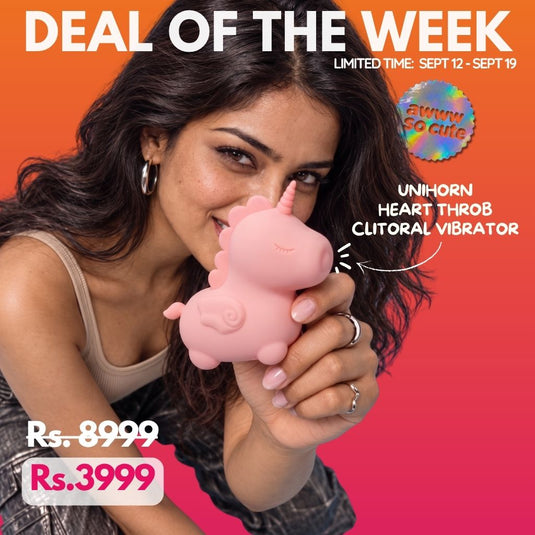 Unihorn Heart Throb Discreet Pulsing Massager