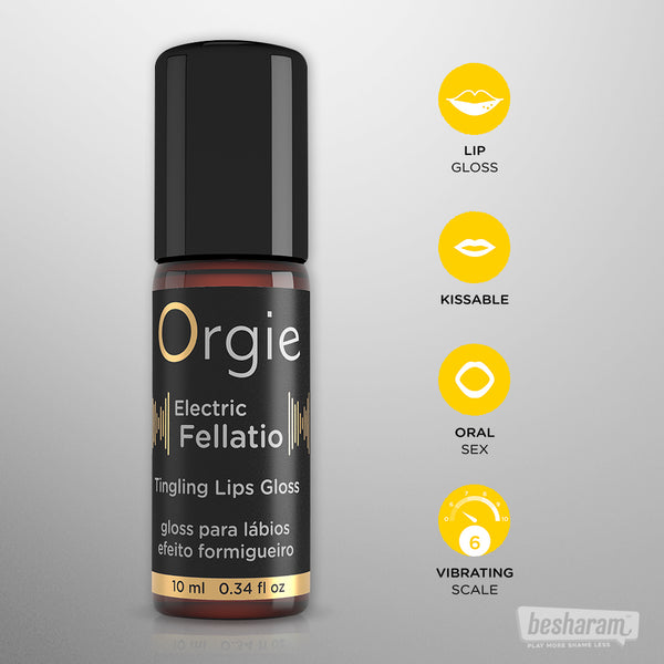 Buy Orgie Electric Fellatio Tingling Lip Gloss in India