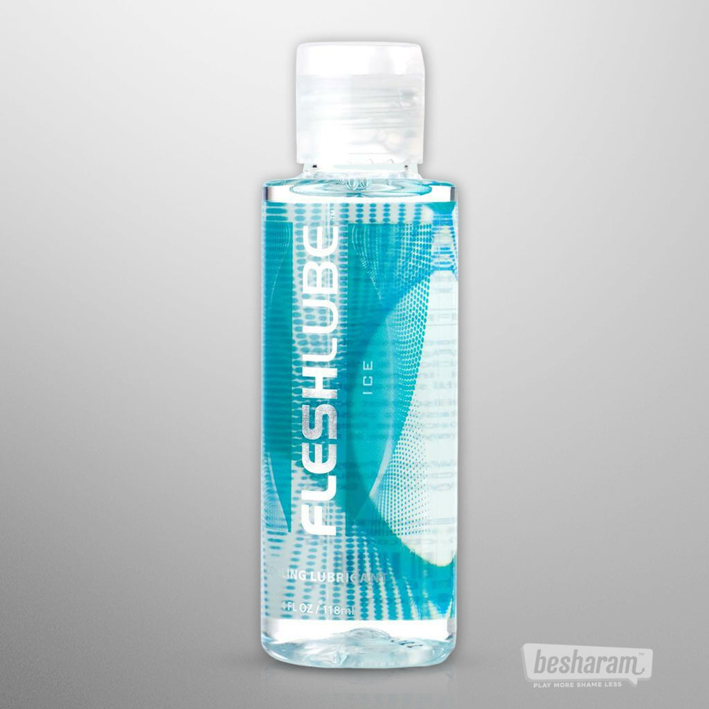 Fleshlight Fleshlube Lubricant Ice cooling lubricant bottle front view