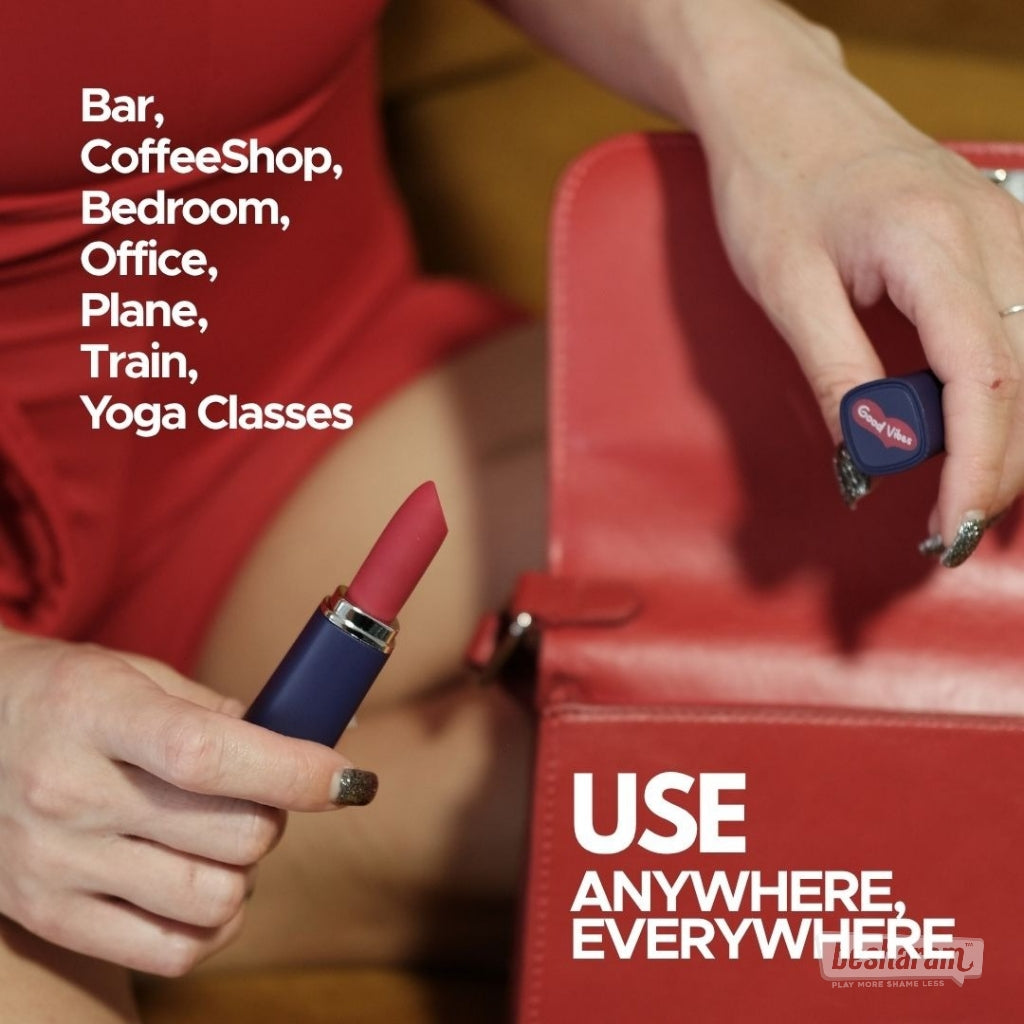 Lipstick Vibe 2.0 shown as compact and portable for everyday carrying