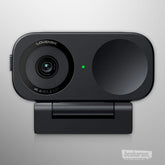 Front view of the Lovense AI Webcam 2 with camera lens and privacy cover
