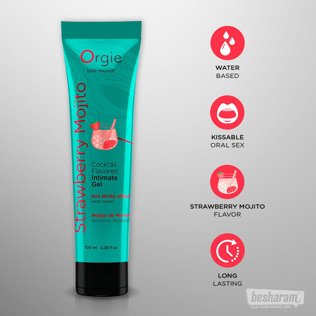 Orgie Lube Tube Cocktail Flavored Lube-IMbesharam.com