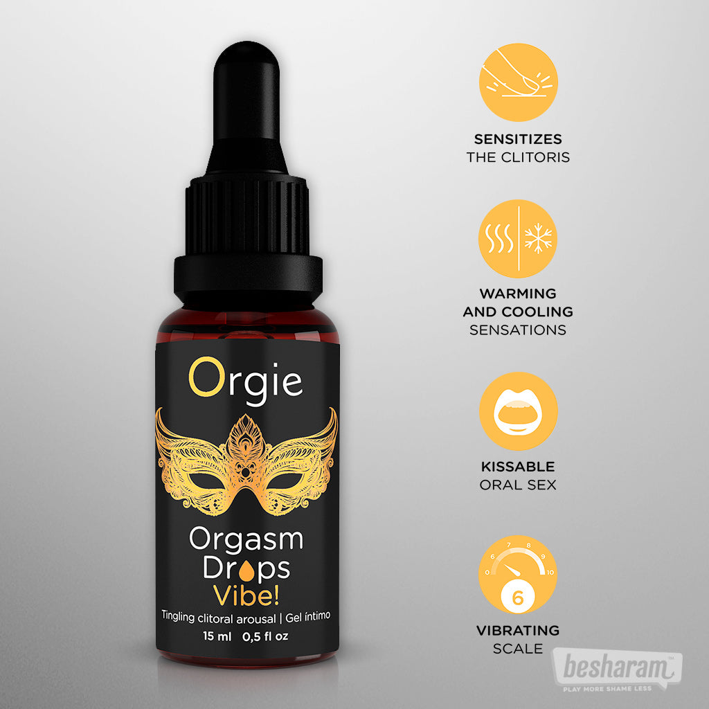Orgie Orgasm Drops Vibe! Clitoral Arousal Gel-IMbesharam.com