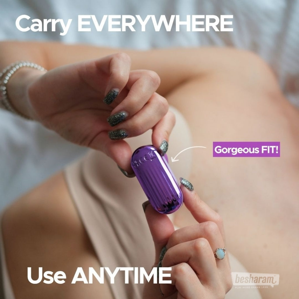 Pixie Gen Z Suction Massager shown as portable and easy to carry