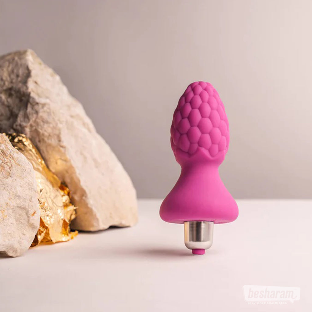 Rocks Off Ass-Berries Vibrating Butt Plug-IMbesharam.com