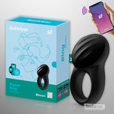 Satisfyer Signet App-Controlled Cock Ring with retail box packaging