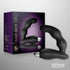 Bad Boy prostate massager with curved ergonomic design and black silicone finish, shown with product box, discreet male pleasure toy for prostate stimulation and anal play