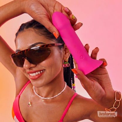 Neon SuperSmooth Vibrating Dildo