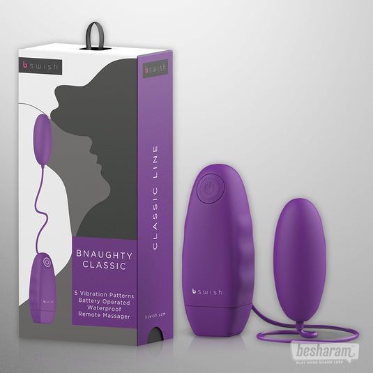 B Swish Bnaughty Classic Egg Vibrator