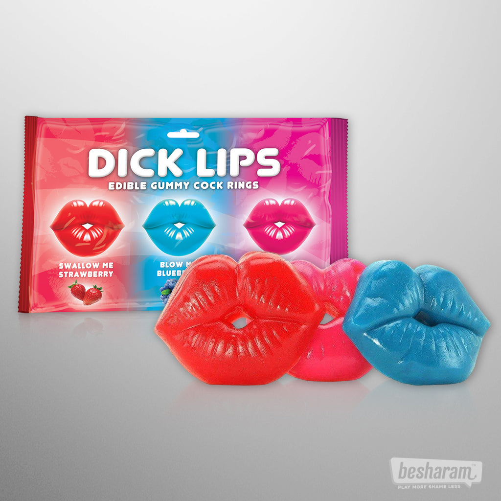D*ck Lips Edible Gummy Cock Rings