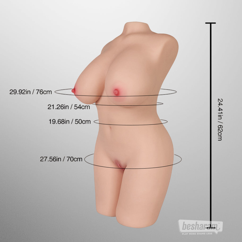 Donna Realistic Torso Sex Doll - TPE