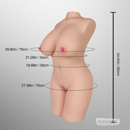 Donna Realistic Torso Sex Doll - TPE