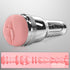 Fleshlight Quiver vibrating masturbator with silver case and soft textured inner sleeve designed for smooth and stimulating personal use experience
