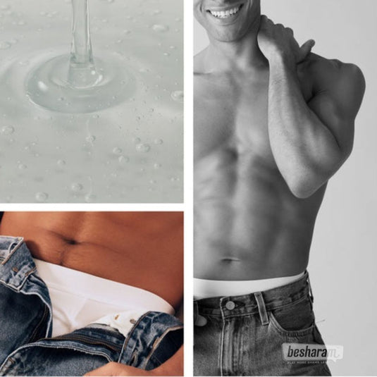 Water based prolonger gel texture close up with smooth clear consistency for enhanced glide and longer lasting intimate comfort