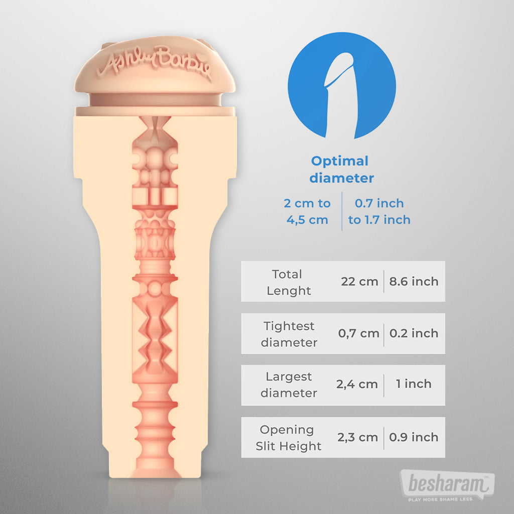Kiiroo Feel Ashley Barbie Masturbator