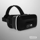 Angled front view of the Kiiroo VR headset with adjustable head straps