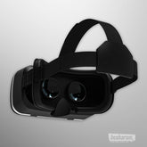 Inside view of the Kiiroo VR headset showing dual lenses and padded interior