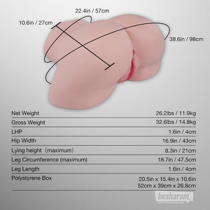 Tantaly Kylie Realistic Butt Sex Doll - TPE