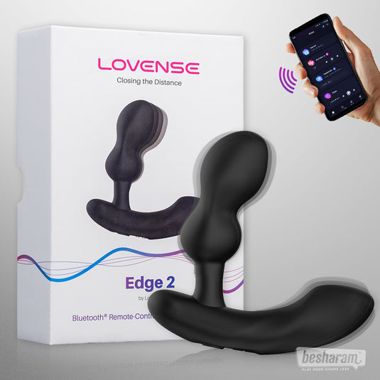 lovense edge 2 app controlled prostate massager for men