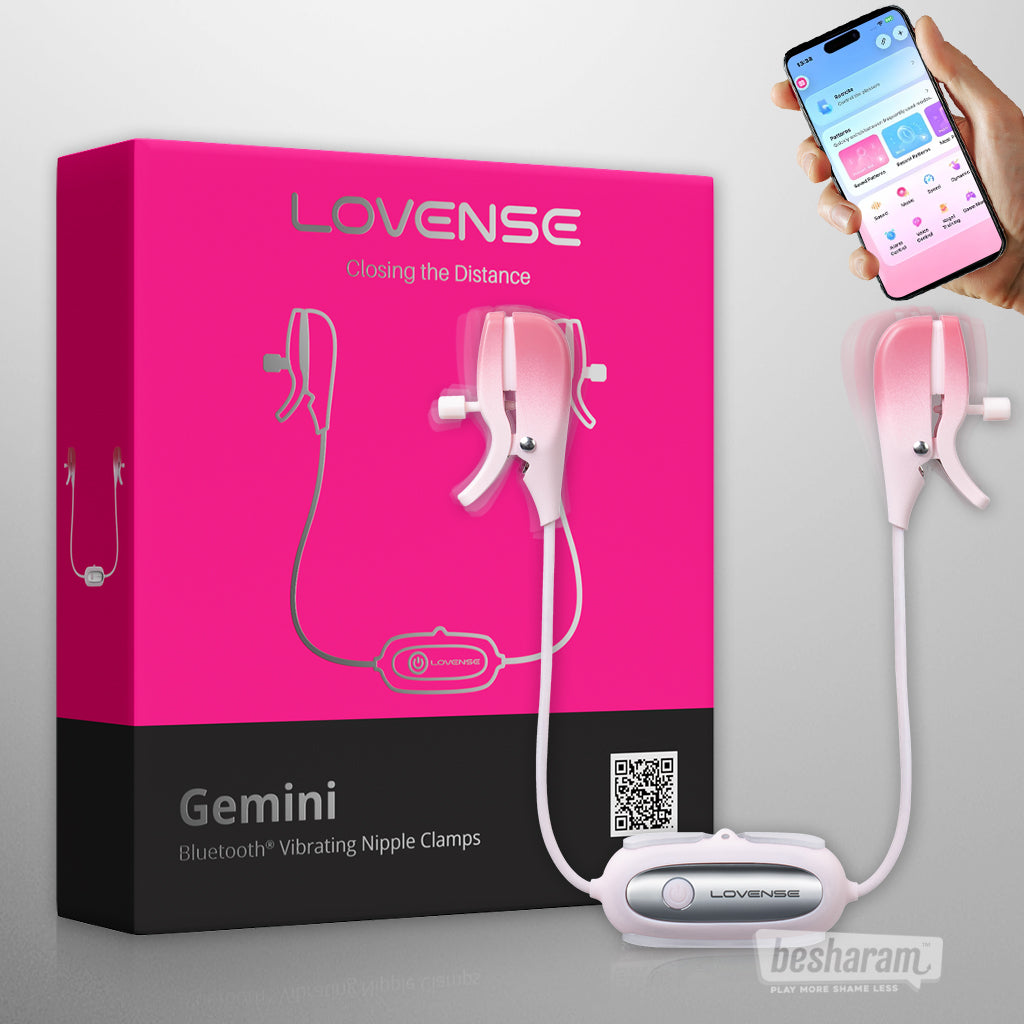 Lovense GEMINI Smart Vibrating Nipple Clamps