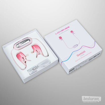Lovense GEMINI Smart Vibrating Nipple Clamps (Open box)