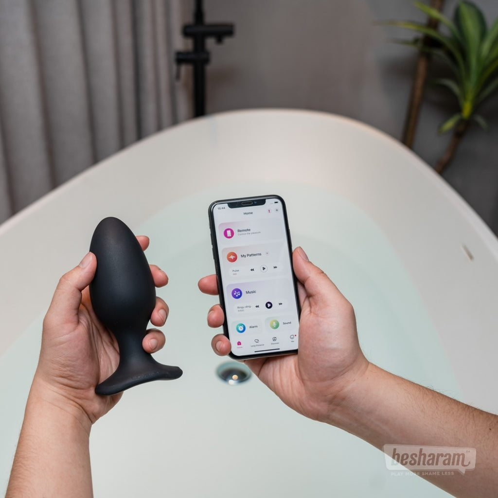 lovense hush 2 app controlled butt plug for men and women