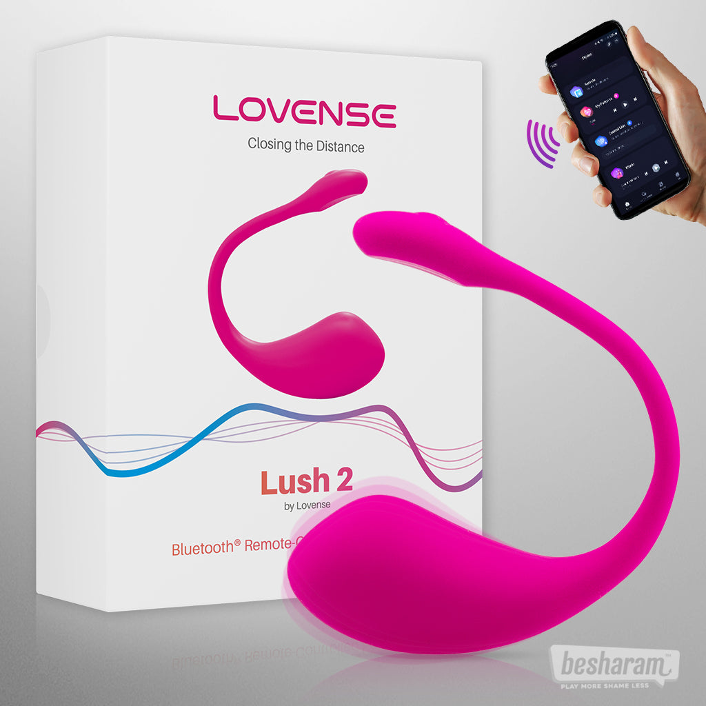 Buy Lovense LUSH 2 Smart Vibrator | 24hrs delivery | IMbesharam.com in India