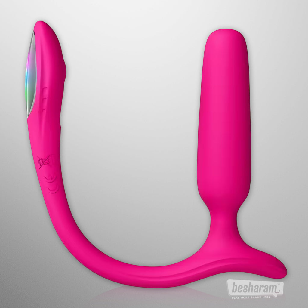 Lovense Lush Anal smart butt plug flexible wearable anal vibrator designed for comfortable long term use