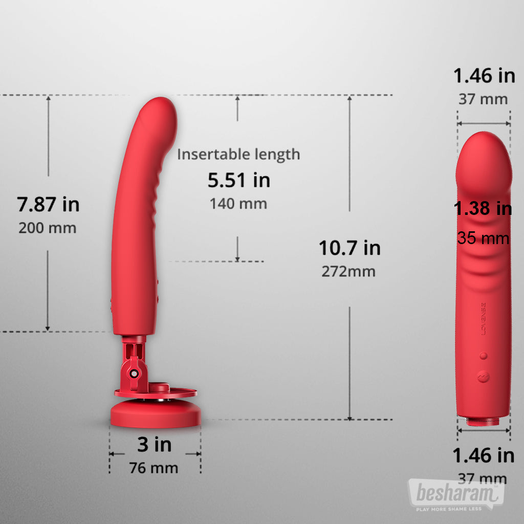 Lovense Mission 2 Smart Vibrating Dildo Lovense Mission 2 Smart Vibrating Dildo
