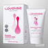 Lovense personal lubricant jelly shown with retail box and tube packaging