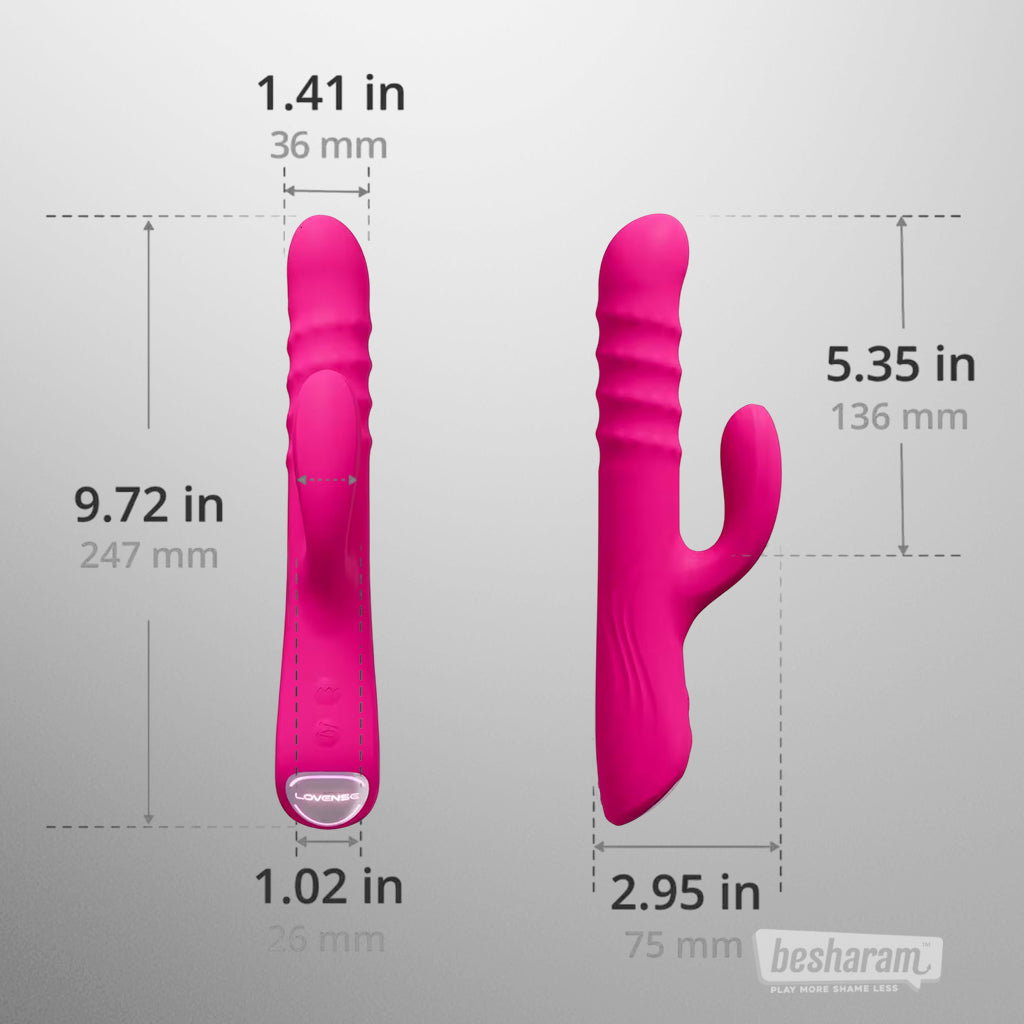 Lovense Velvo Smart Rolling Bead Rabbit VIbrator