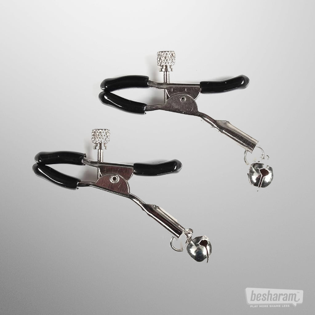 Lux Fetish Nipple Clips With Bell