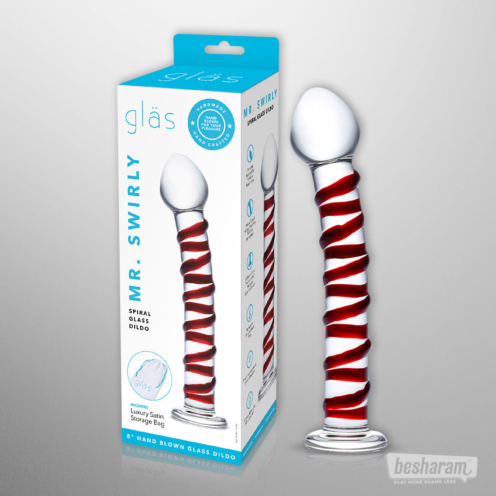 Buy Glas Mr. Swirly Dildo in India