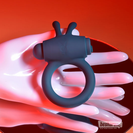 Playboy Bunny Buzzer Vibrating Cock Ring
