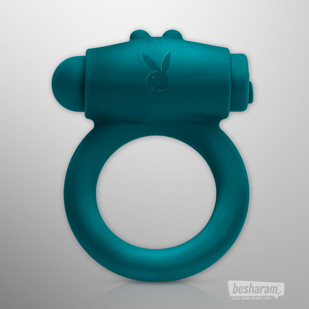 Playboy Bunny Buzzer Vibrating Cock Ring