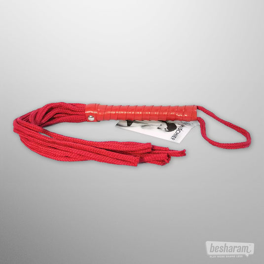 Sex & Mischief Red Rope Flogger-IMbesharam.com
