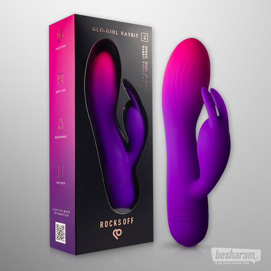 Rocks Off Glo-Girl Rabbit Vibrator