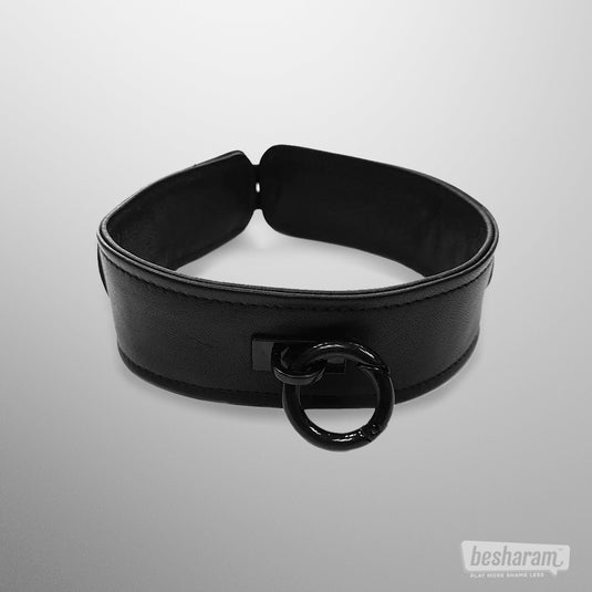 Rouge Leather Collar-IMbesharam.com
