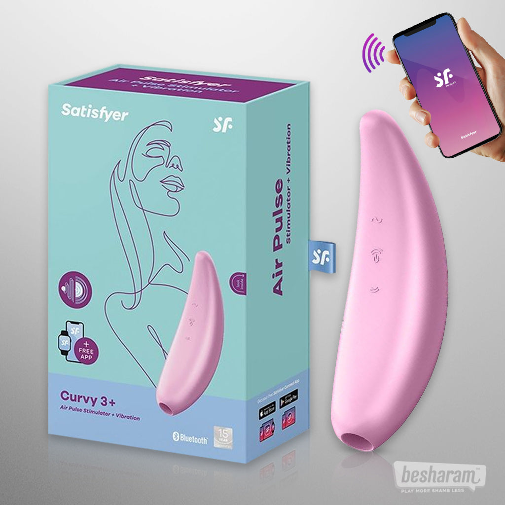 Satisfyer Curvy 3+ App Controlled Suction + Vibration Massager